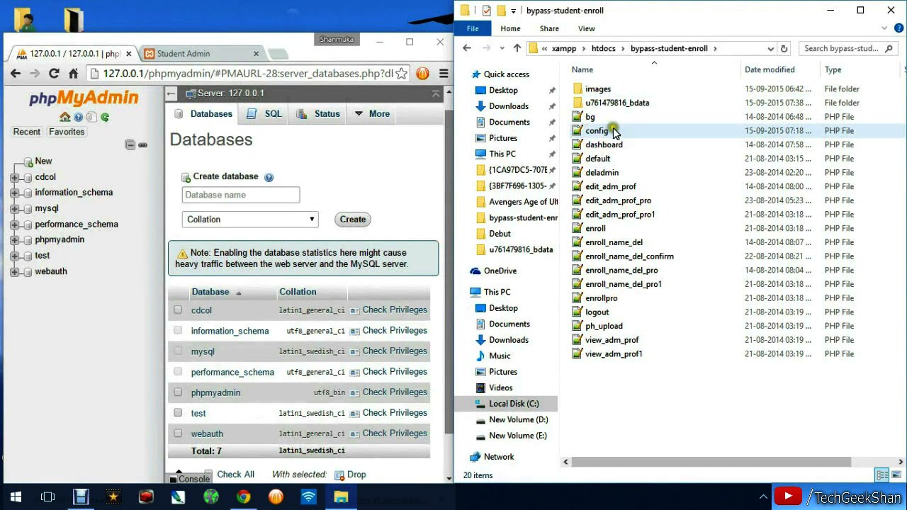 Student Management System-Database Configuration