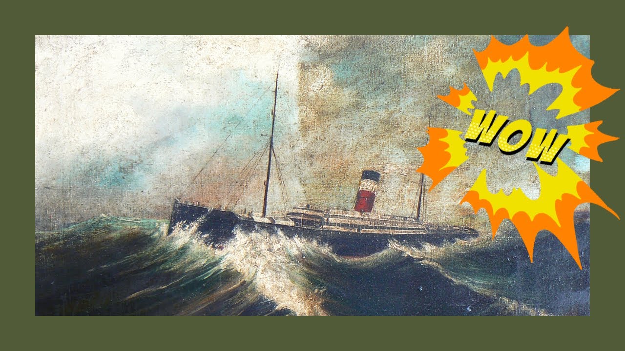 👩‍🎨 ¡Qué cambio! Limpieza de un CUADRO ANTIGUO - Restauración ⭐