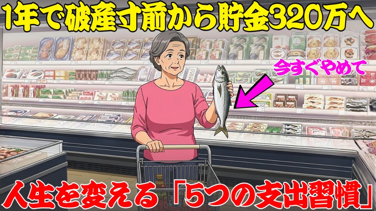 破産寸前から1年で320万！68歳女性を変えた「5つの支出習慣」