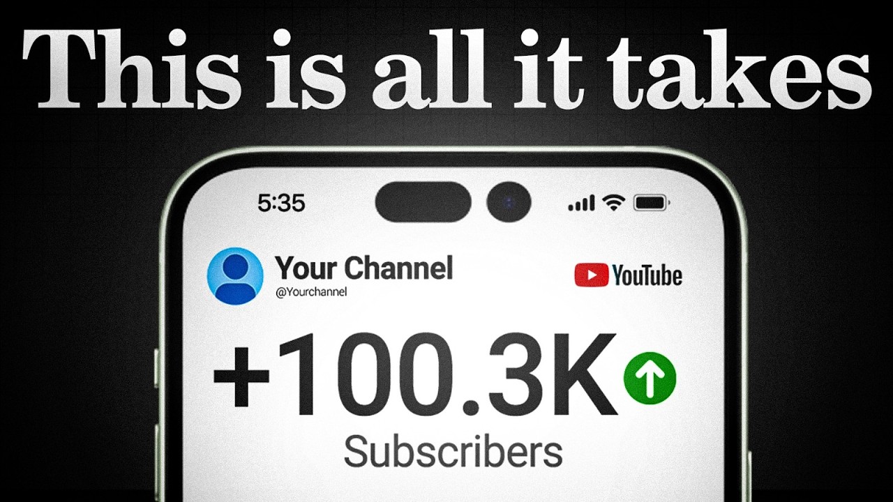 Give Me 17 Minutes, And I’ll Show You How to Get 100K Subs
