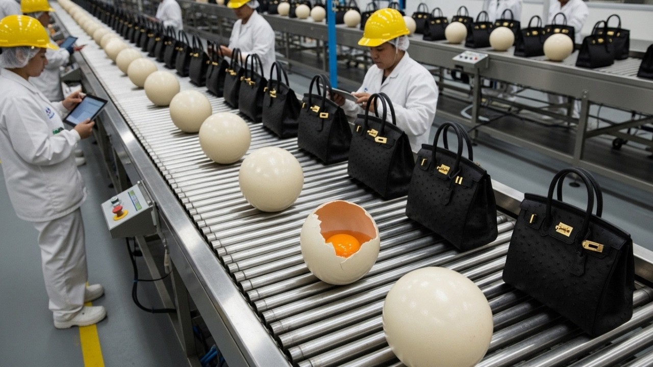 Inside the Modern Ostrich Leather Factory: From Farm to $5,000 Handbags