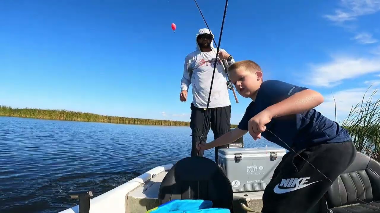 Headwaters bass fishing ( SHINER ACTION )