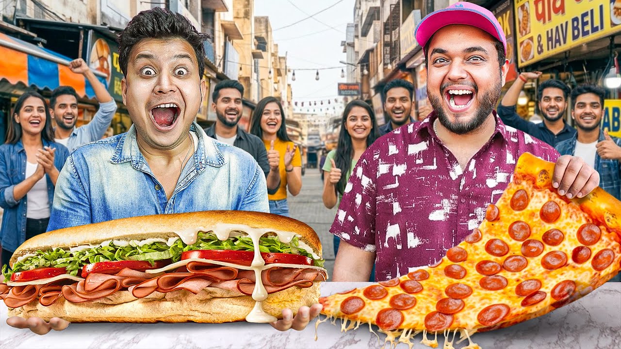 Sourav Das vs Are You Hungry || Can We Finish The Biggest Food? 😱😱