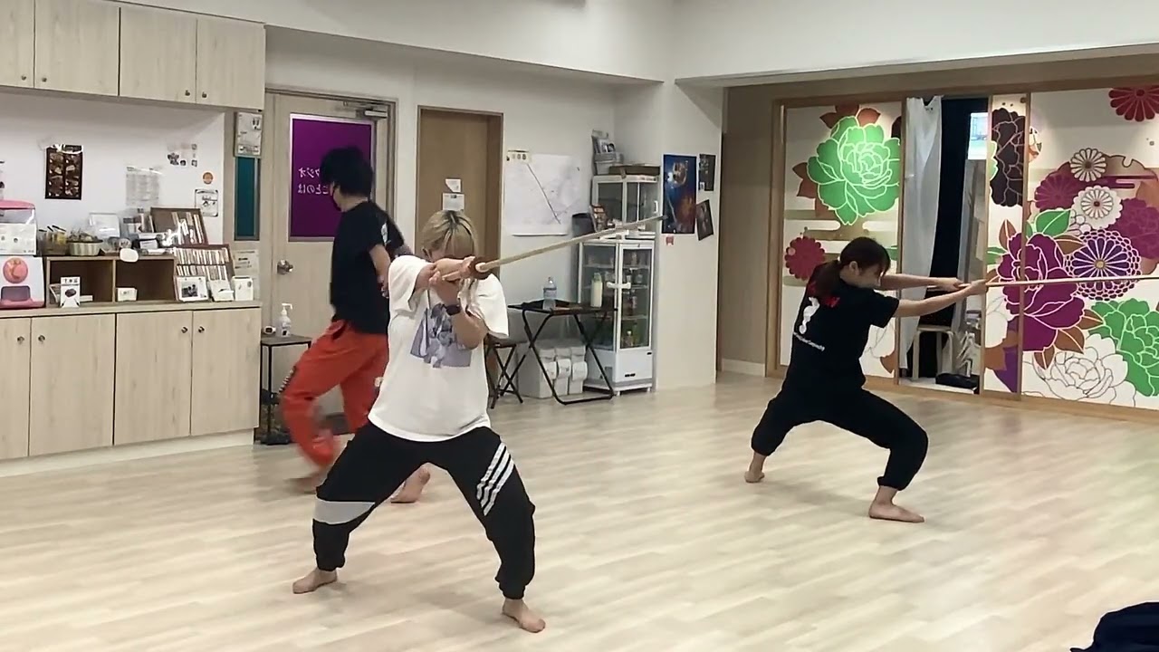 凜派・殺陣稽古中 No.7 ／ 3vs2 & 3vs1 ／ Sword Performance Training No.7