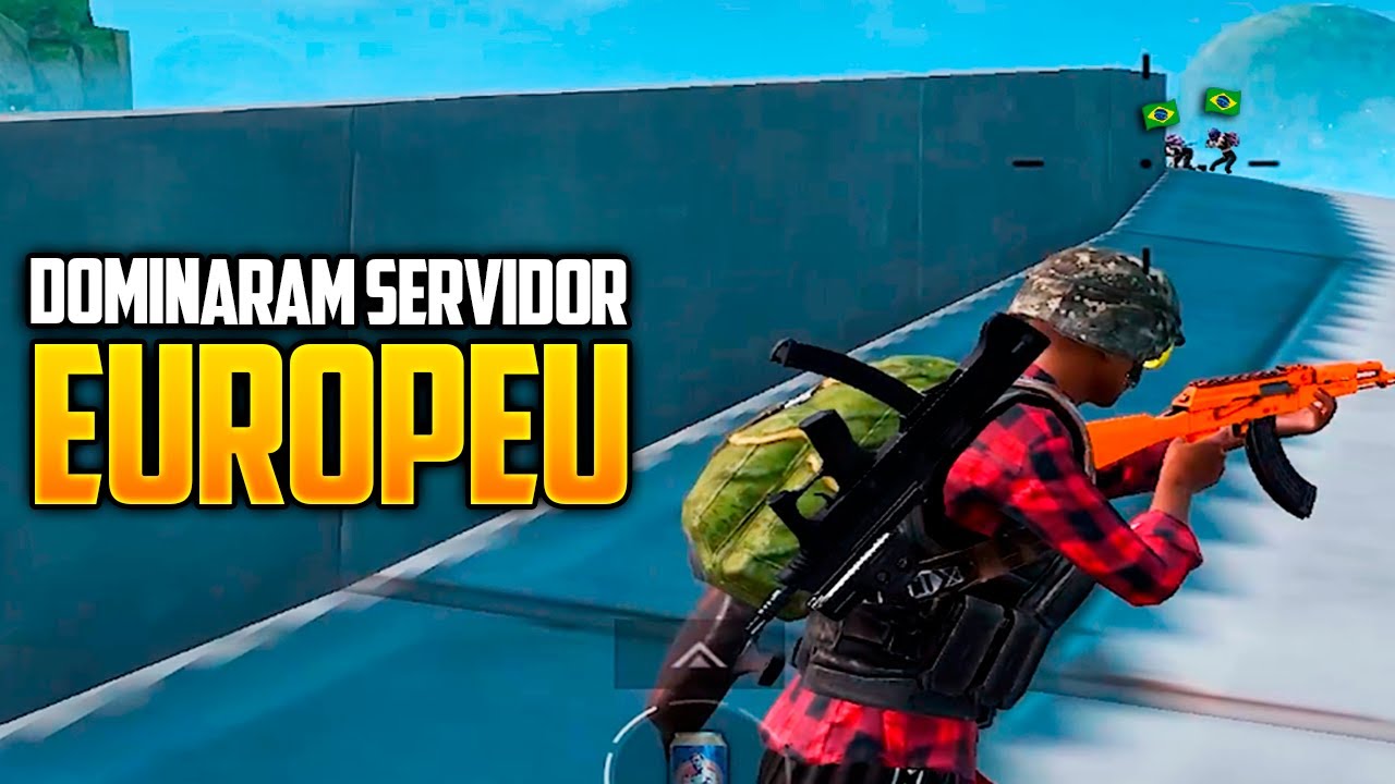 BRASILEIROS ESTÃO ACABANDO COM SERVIDOR EUROPEU - PUBG Mobile