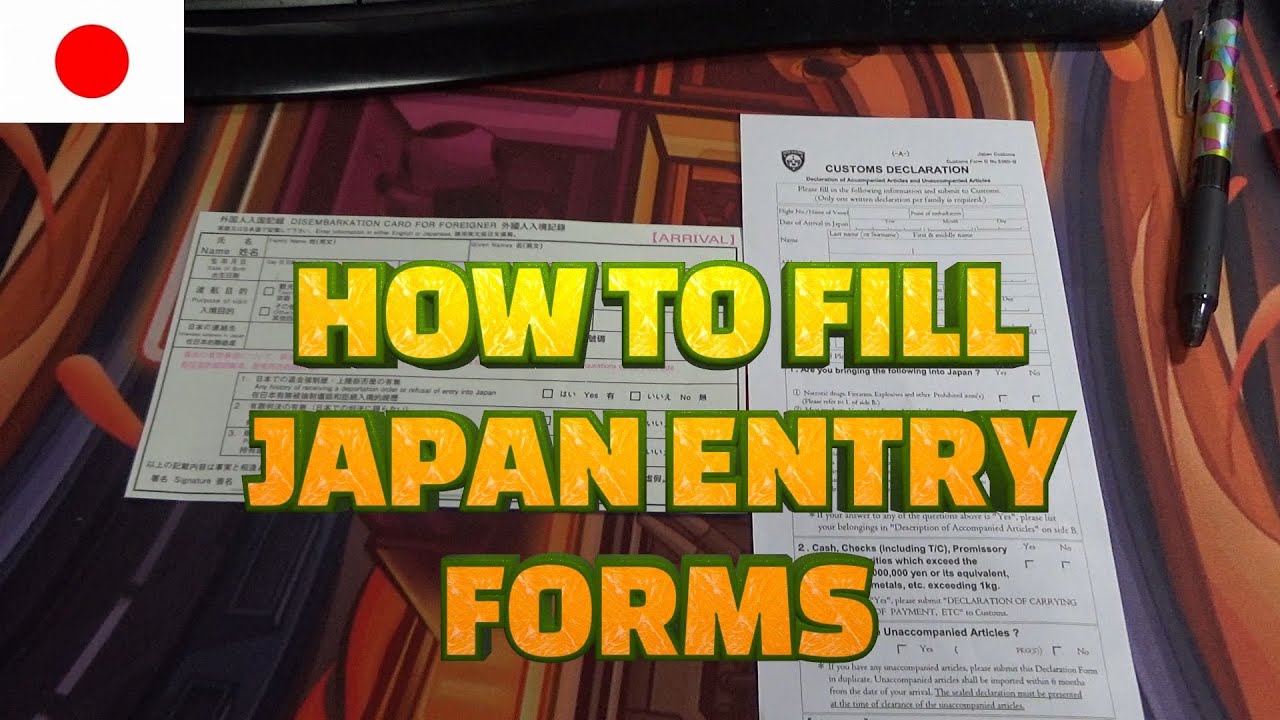 КАК ЗАПОЛНИТЬ ФОРМЫ НА ВЪЕЗД В ЯПОНИЮ #japan #japanentry #lifeinjapan #howto #japancustomsimmigra...
