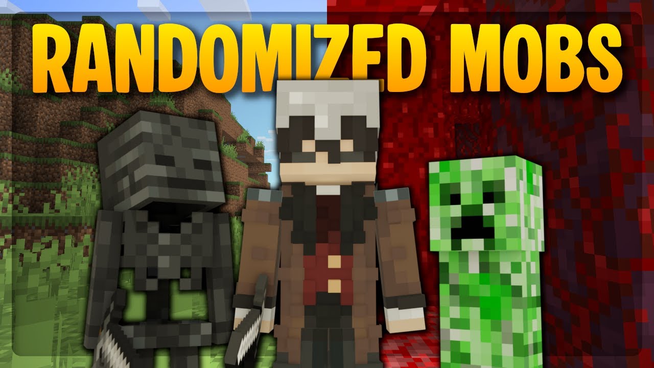 Minecraft, but MOBS are RANDOMIZED
