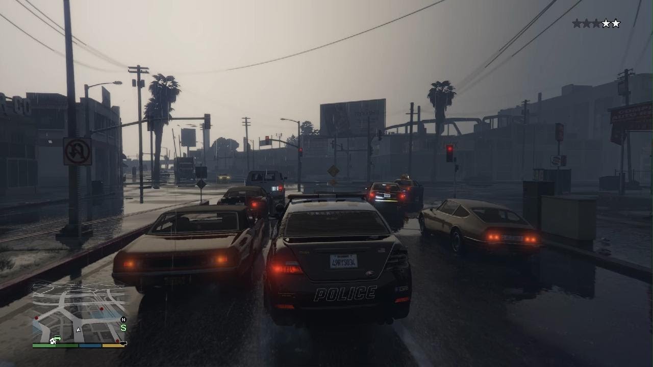 Carro da policia no gta v ps5