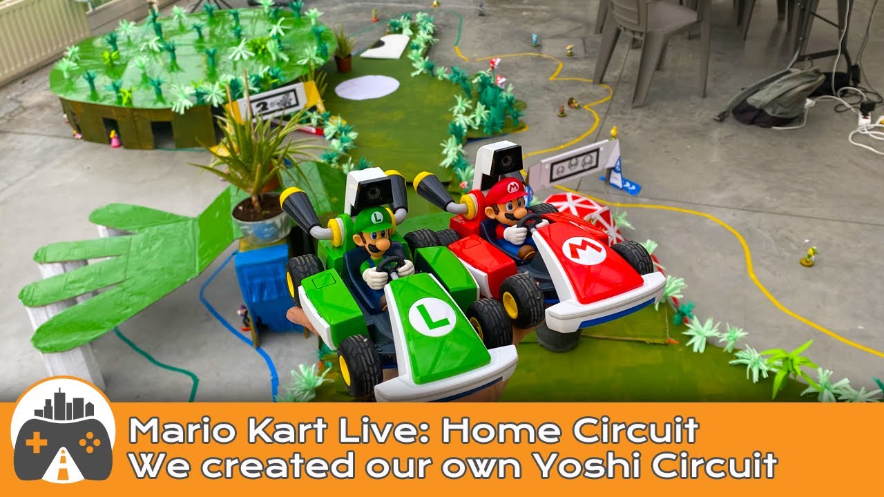[Mario Kart Live: Home Circuit] We created our own Yoshi Circuit!