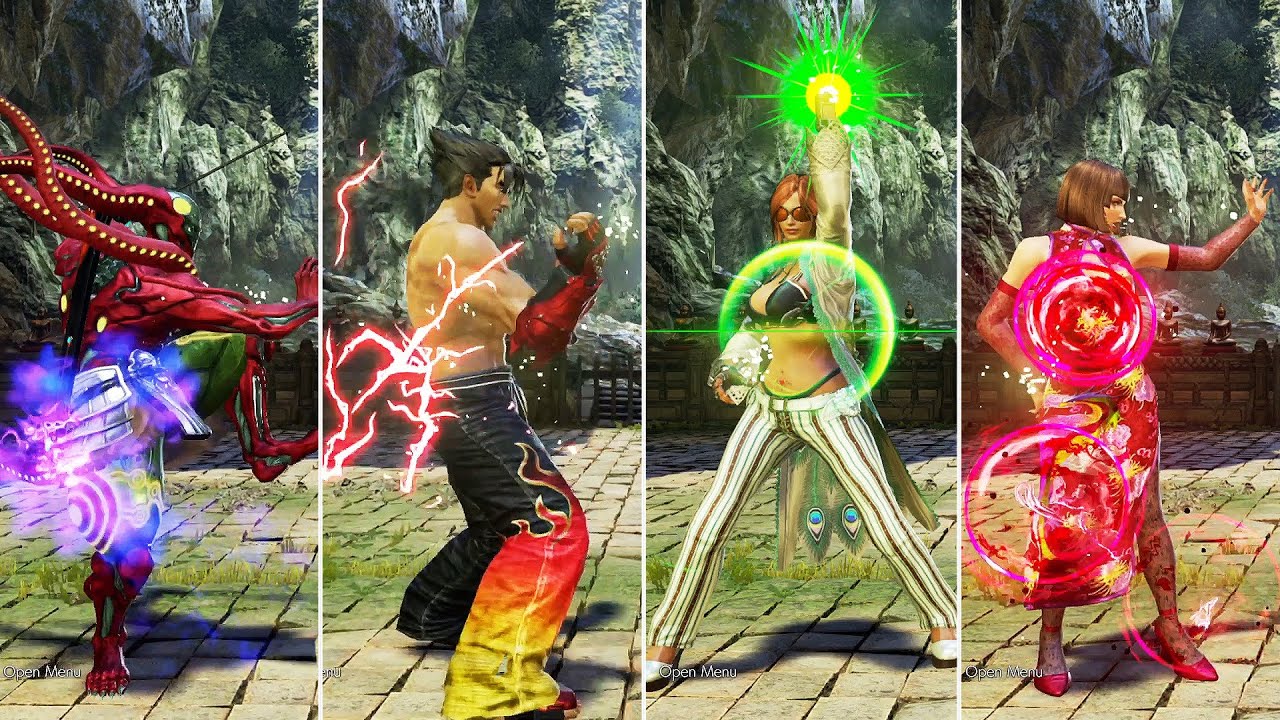 TEKKEN 7 All Characters Ki Charge Animations
