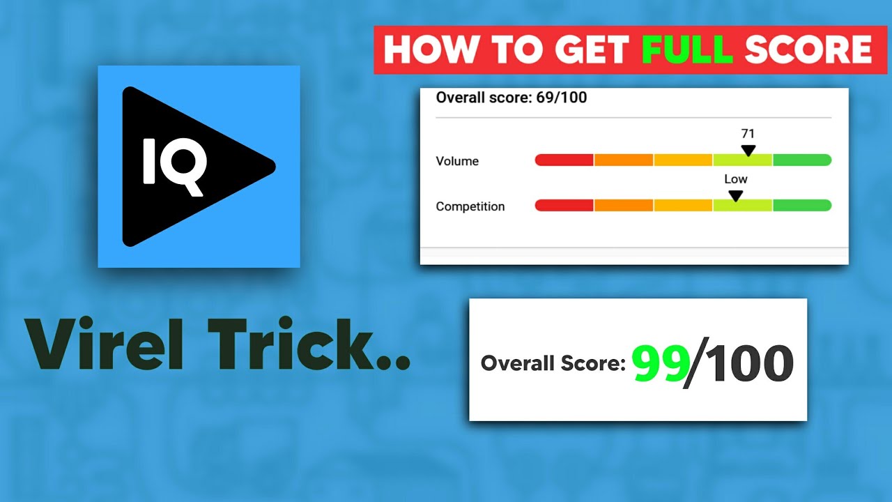 How to get 100 seo score youtube vidiq | Vidiq seo score 100 kaise kare