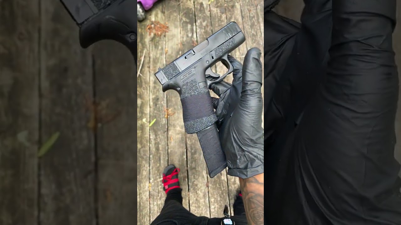 My 43x with 25rd mag🥵, shoutout to @legallystrapped for the template. #glock #shorts #diy