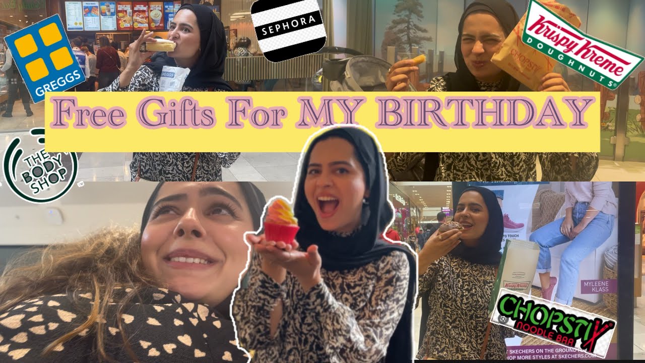FREE STUFF I GOT ON MY BIRTHDAY😍🎂 |2024 | Freebies IN UK | Greggs, Rituals and many more..