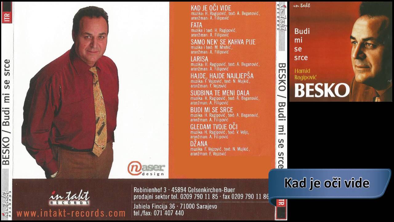 Hamid Ragipovic Besko - Kad je oci vide - (Audio 1999) HD