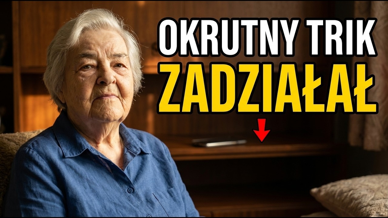 Mam 83 lata. Jeśli twoje dzieci nie przyjeżdżają &mdash; przestań. Zr&oacute;b ten okrutny trik a przyjadą sami