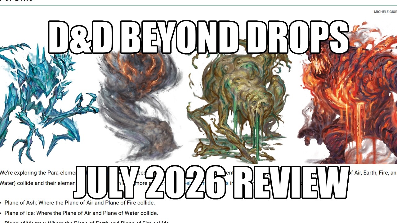 D&D Beyond Drops July 2026 Review | Nerd Immersion