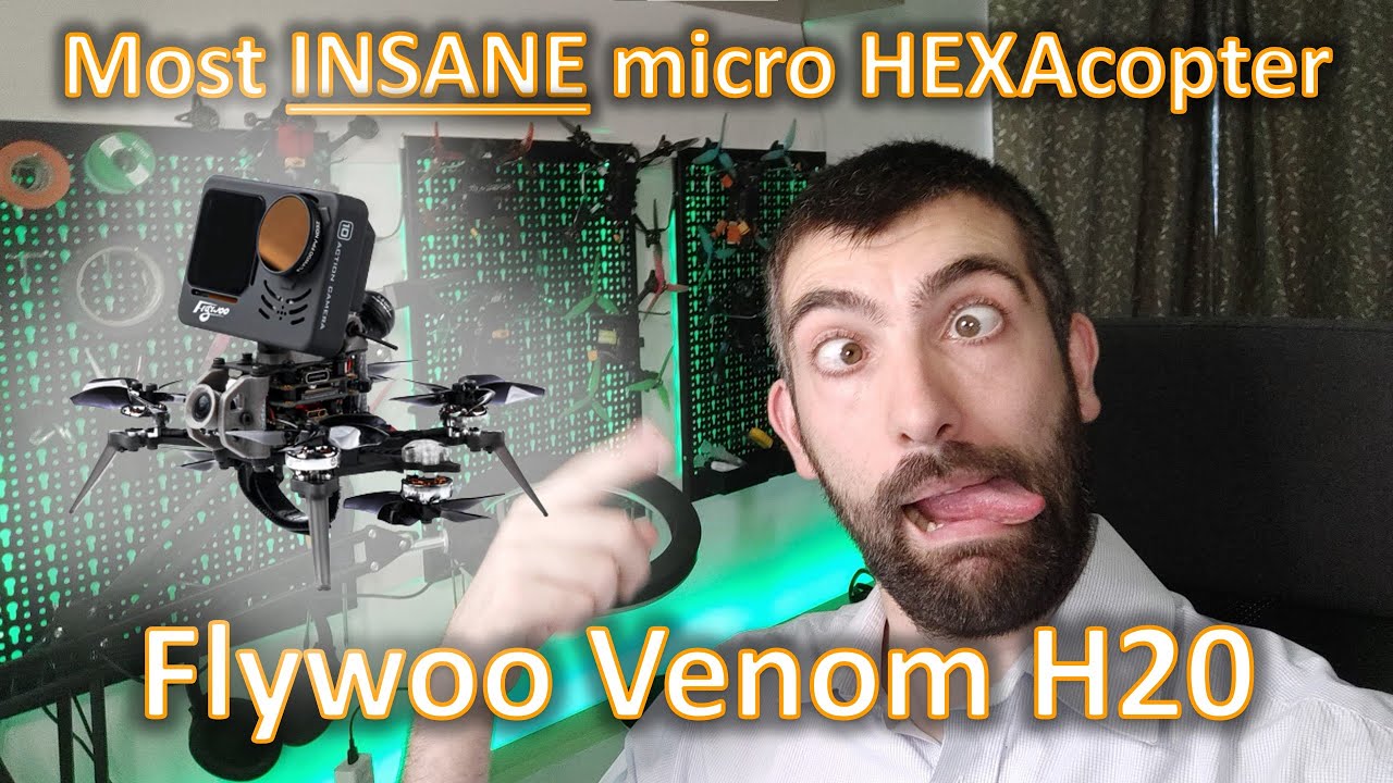 САМЫЙ БЕЗУМНЫЙ микро-квадрокоптер FPV! Flywoo Venom H20