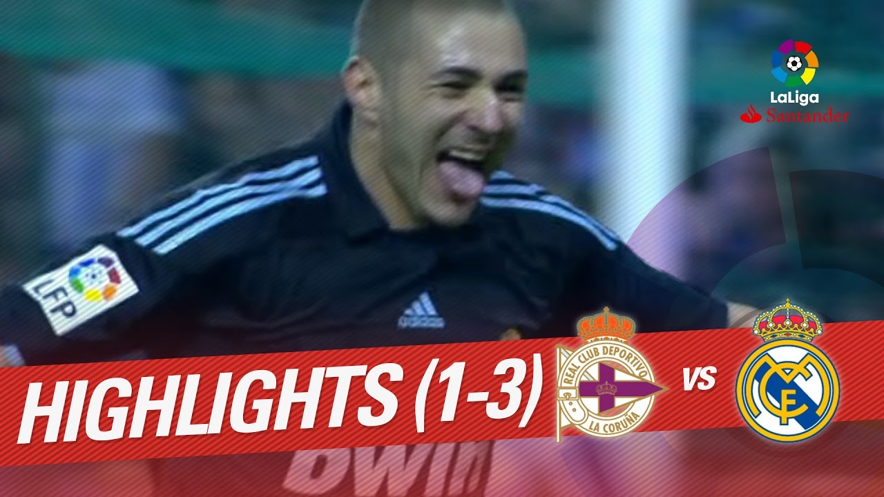 Resumen de Deportivo de la Coruña vs Real Madrid (1-3) 2009/2010
