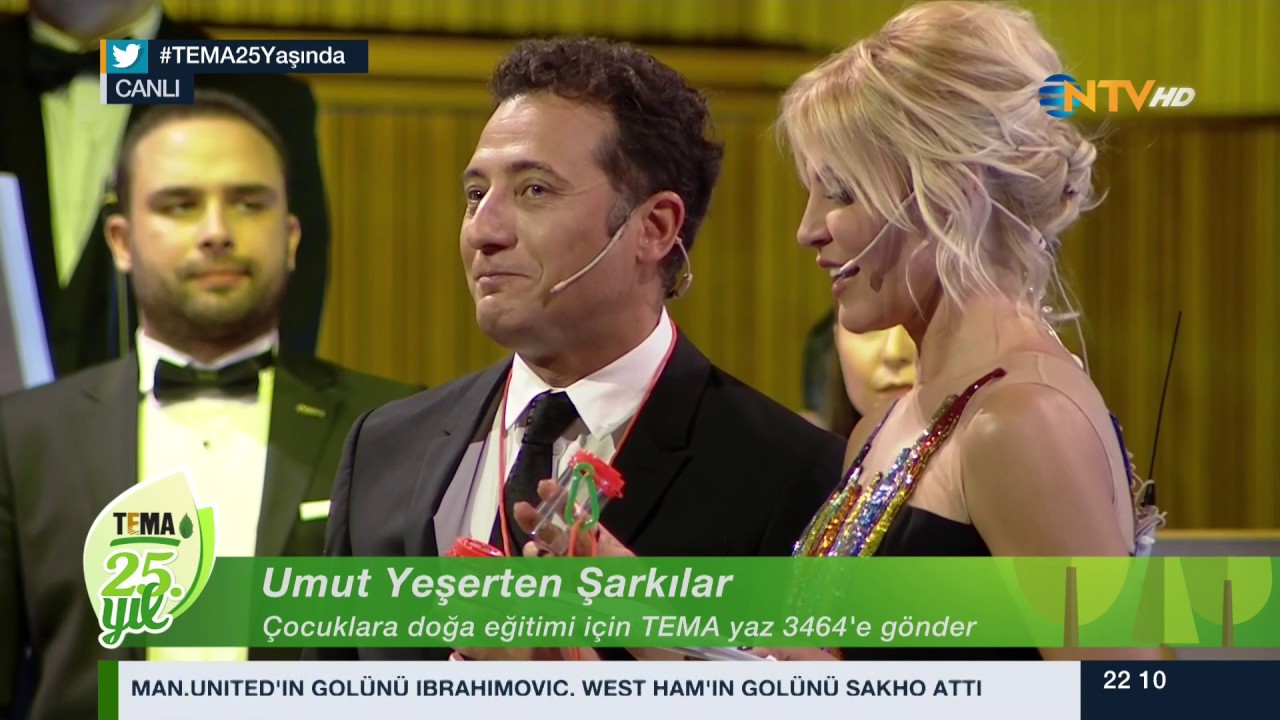 TEMA VAKFI 25. YIL ÖZEL YAYIN/UMUT YEŞERTEN ŞARKILAR/NTV Bölüm #3