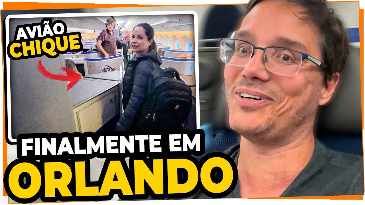 VOLTAMOS PRA ORLANDO EM UM VOO CHIQUE! FIM DA VIAGEM PRA EUROPA