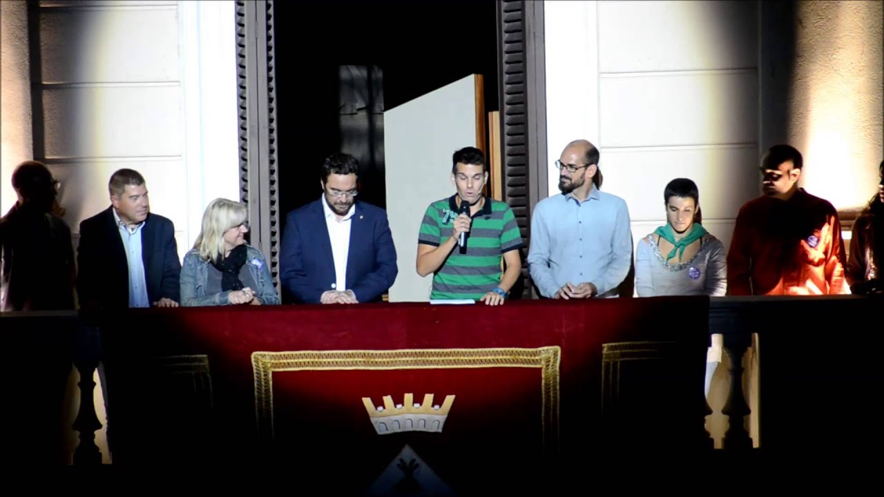 Preg&oacute; d'Oriol Cruz a la Festa Major Sabadell 2015