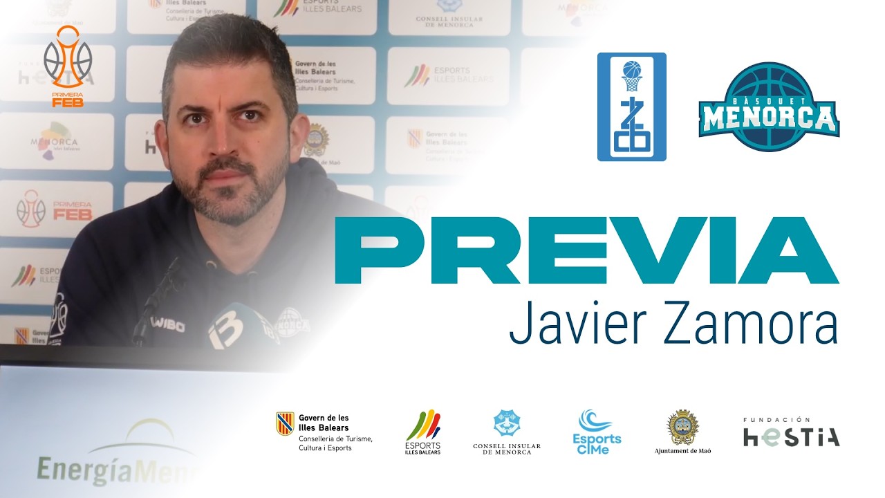 DECLARACIONES PREVIA 🎙 Javi Zamora | 𝐉𝟐𝟔 𝐏𝐫𝐢𝐦𝐞𝐫𝐚 𝐅𝐄𝐁 𝟐𝟓/𝟐𝟔: Caja Rural CB Zamora vs Hestia Menorca