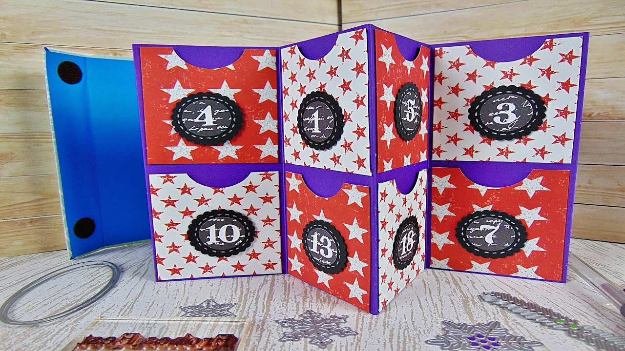 Basteln: Adventskalender selber machen / Tee Adventskalender / Basteln mit Papier