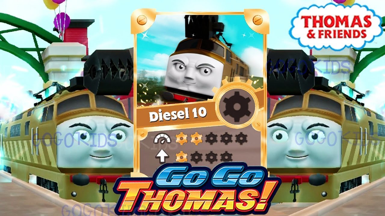 Thomas & Friends: Go Go Thomas! Diesel 10 Evolved Super GOLDEN Racer Unlock All Engines #25