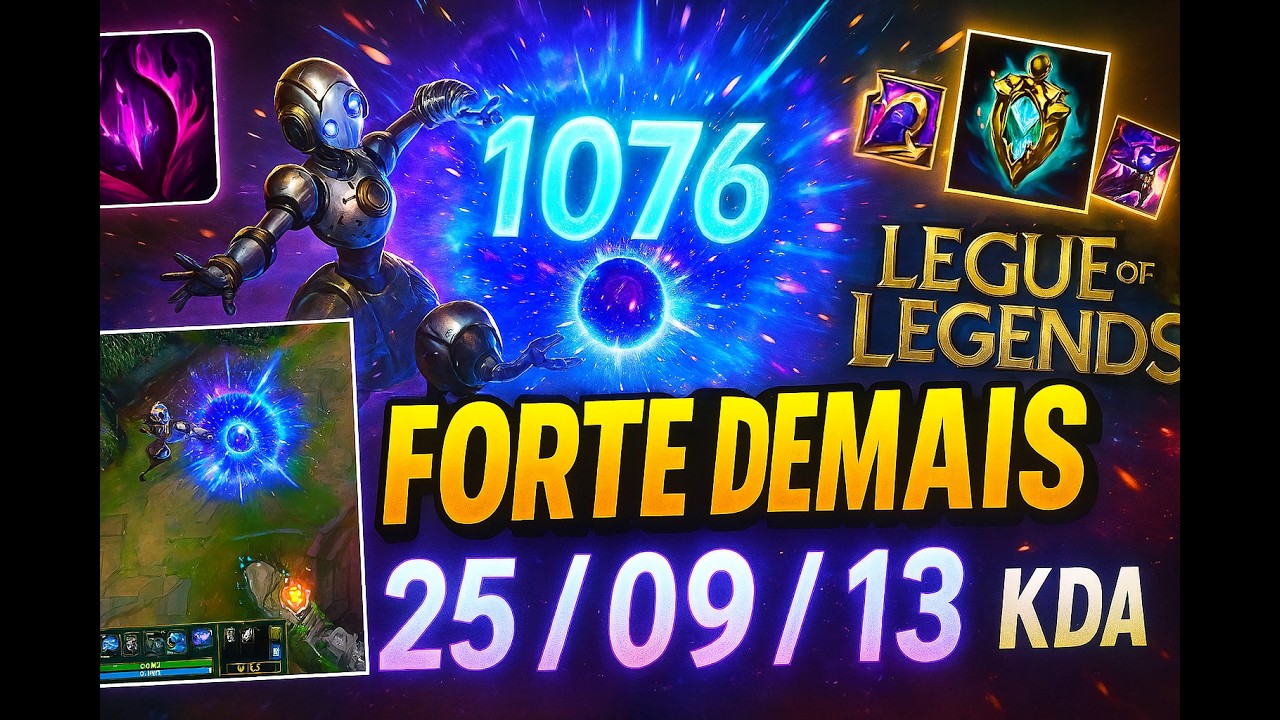 ORIANNA MID ESTÁ FORTE DEMAIS 😱 1076 DE DANO COM COLHEITA SOMBRIA!