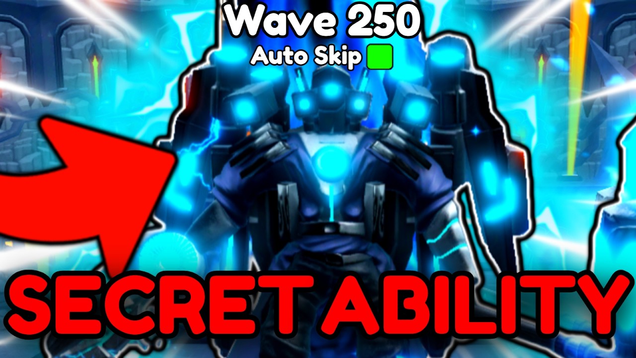 NEW PLASMA TITAN CAMERAMAN HAS A SECRET ABILITY! (Toilet Tower Defense)