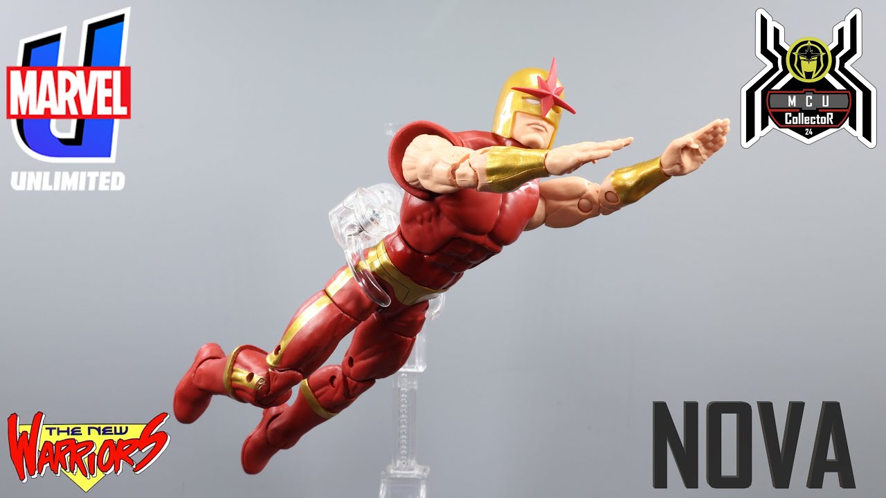 Marvel Legends New Warriors NOVA Unlimited Annual Membership Kit Exclusive Comic Figure Review