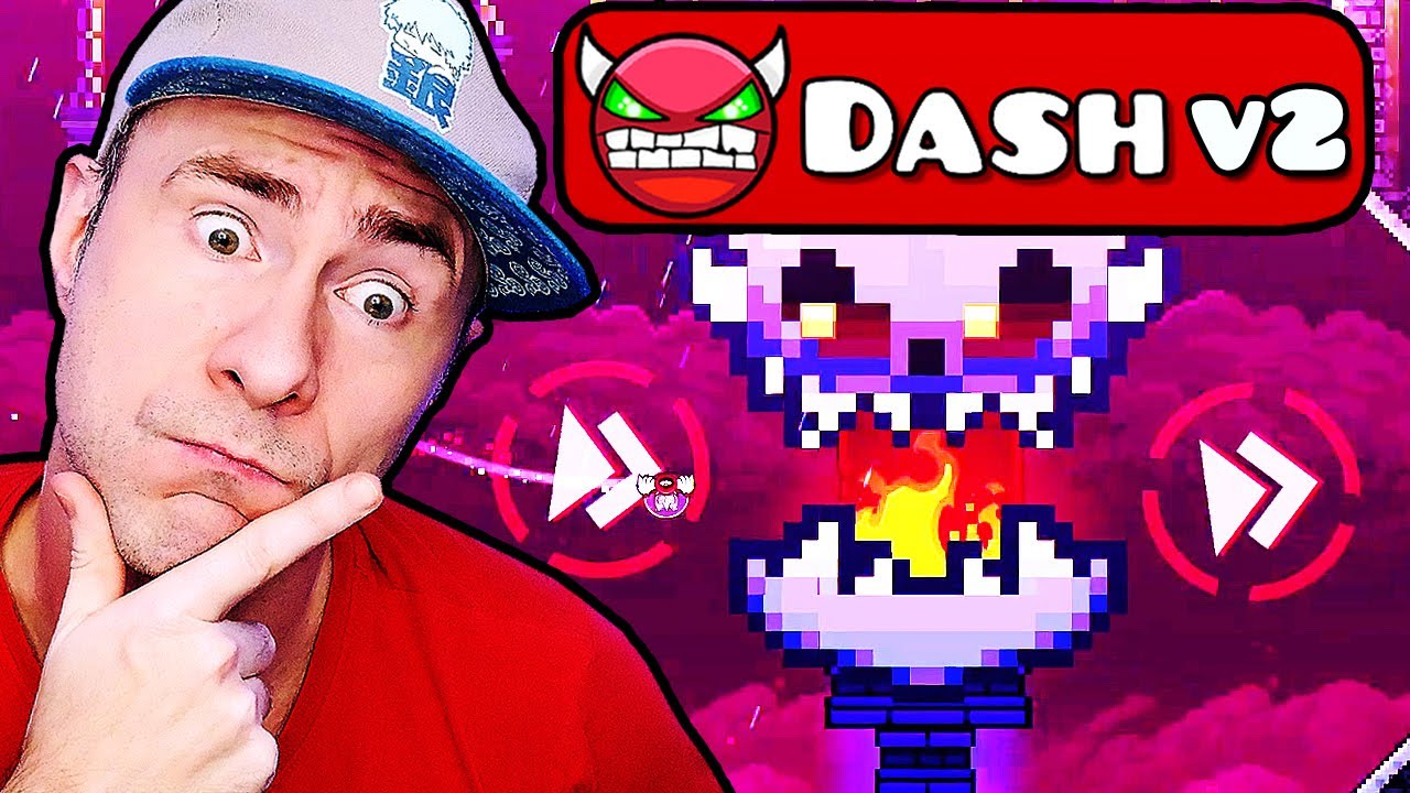 DASH V2 LEVELS ARE AWESOME - Geometry Dash 2.2