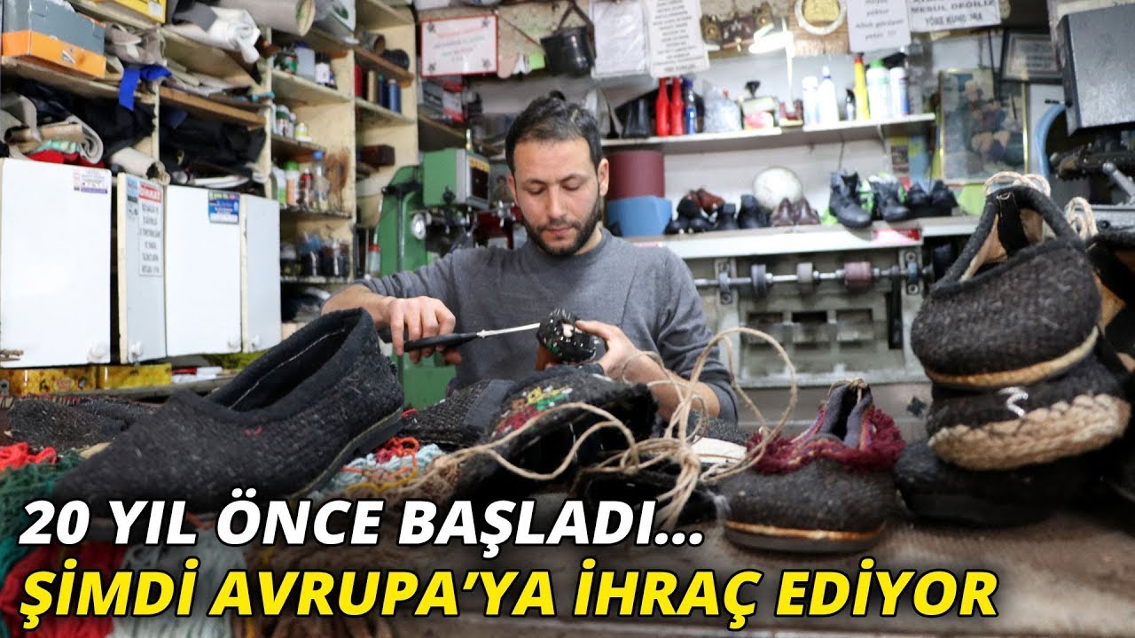 Van'ın 'reşik' ayakkabıları, Avrupa'ya da gönderiliyor