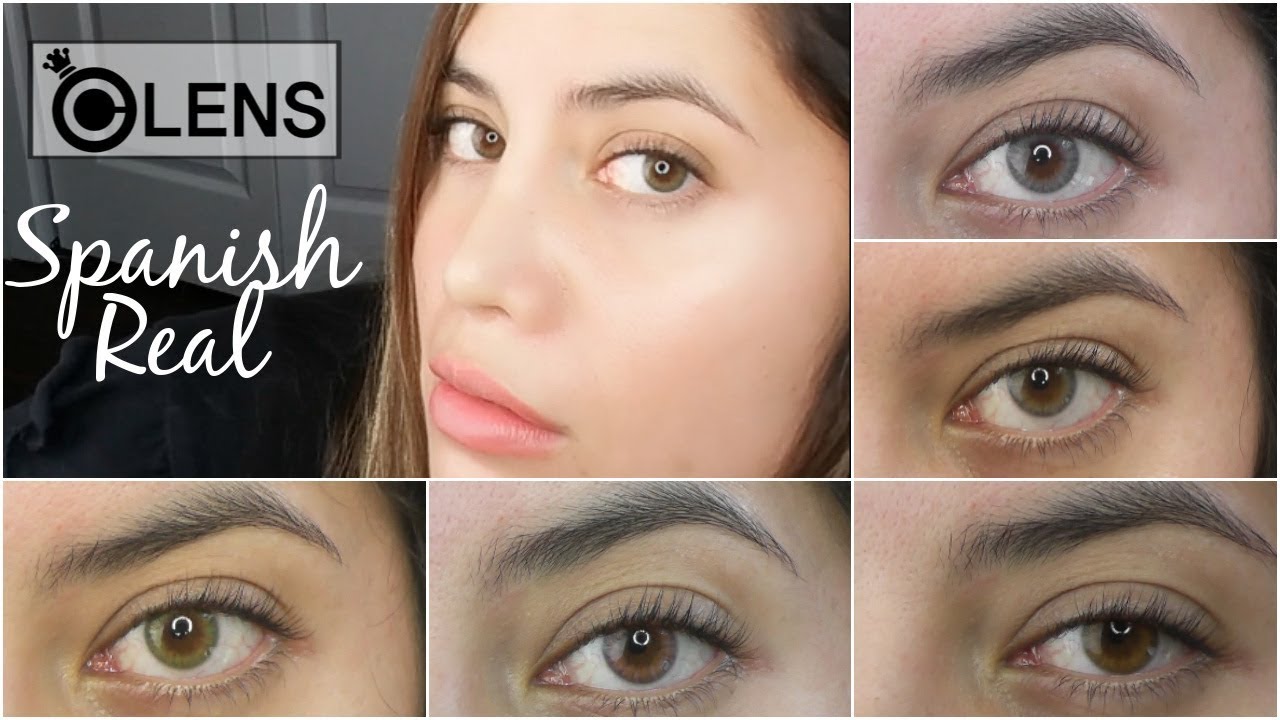 Настоящая испанская коллекция линз O-LENS *Все 5 цветов увеличены!*