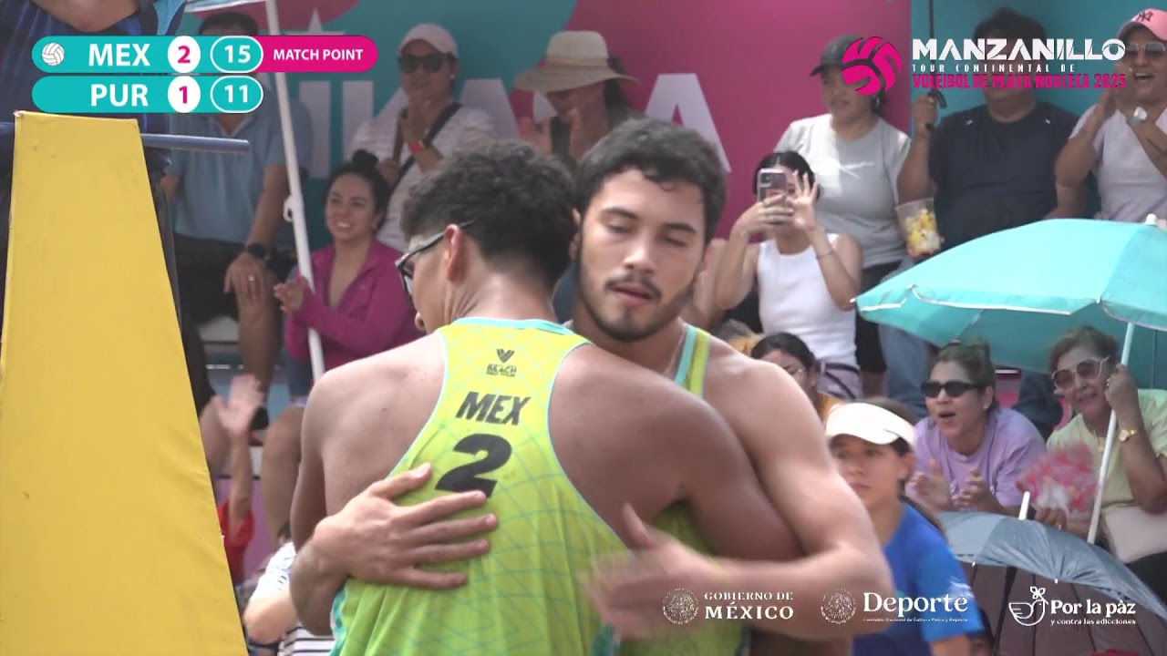 EN VIVO | 6ª Parada NORCECA Beach Tour – Mexico vs Puerto Rico - Manzanillo, Colima 🌴🏐