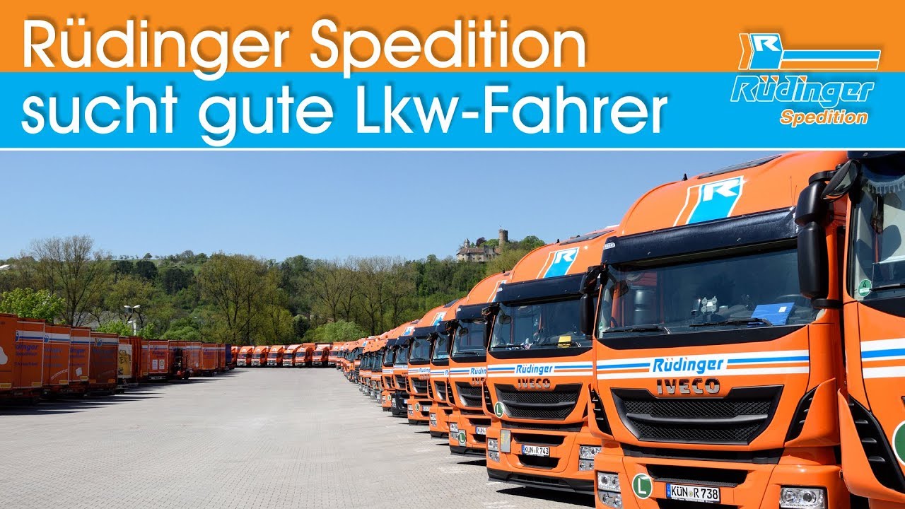 R&uuml;dinger Spedition sucht gute Lkw-Fahrer