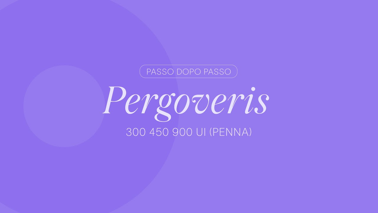 Passo dopo passo - Pergoveris (penna) 300 450 900 UI (ITA)