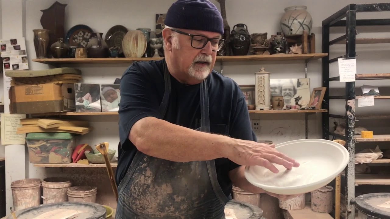 Bob Meier of Doe Ridge Pottery - Ceramic Artist demonstrating the 