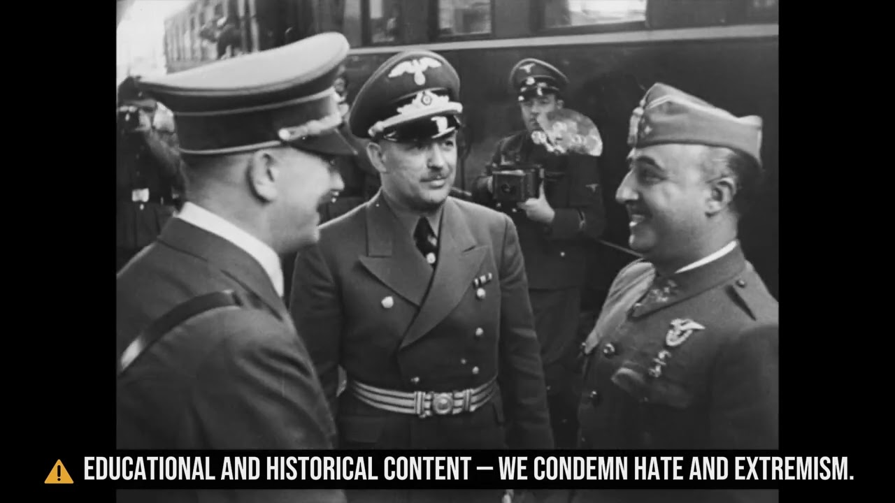 Hitler Meets Petain, Laval & Franco | Rare WWII Hendaye Summit Footage October 1940