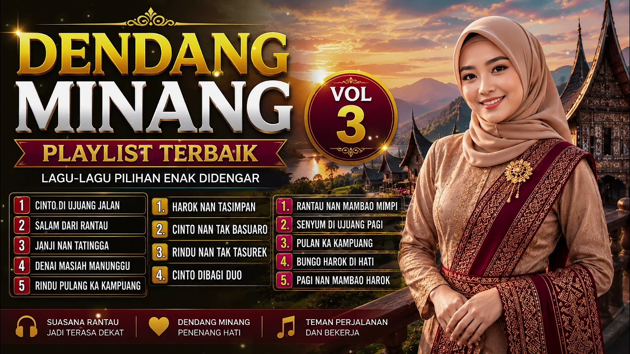 Dendang Minang Terbaru 2026 🎵 Pop Minang Vibe Rayola| Terbaik Viral Full Album Vol. 3 (Cover AI)