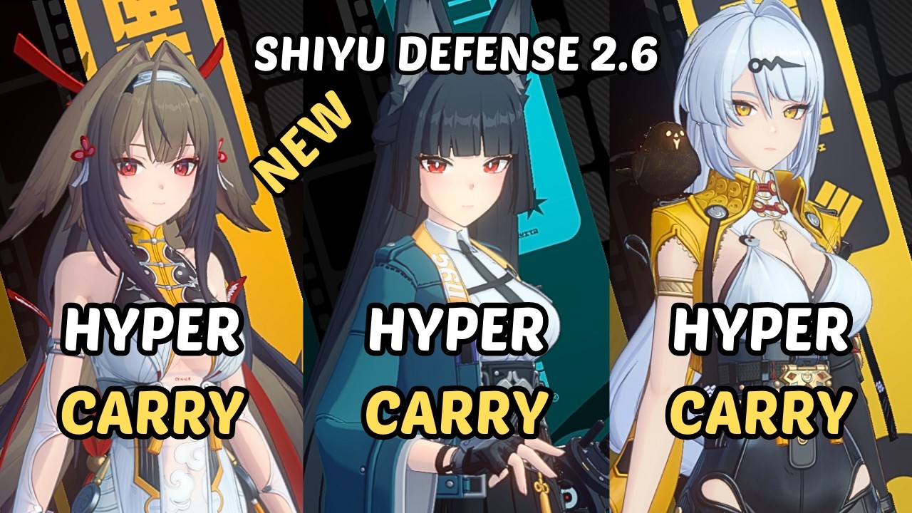 NEW Shiyu Defense ZZZ Miyabi Lycaon Team x M0 Yixuan x Ye Shunguang Zhao Sunna Zenless Zone Zero 2.6