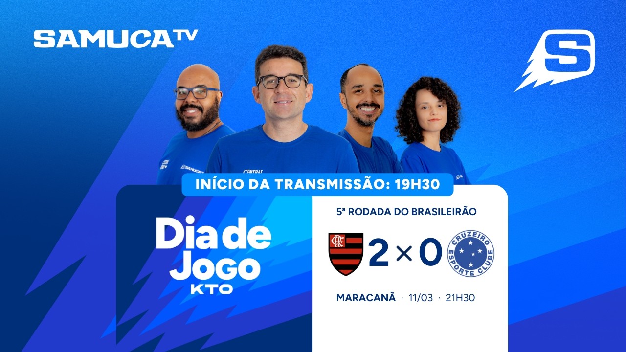 FLAMENGO X CRUZEIRO AO VIVO NA SAMUCA TV | 5ª RODADA DO BRASILEIRÃO
