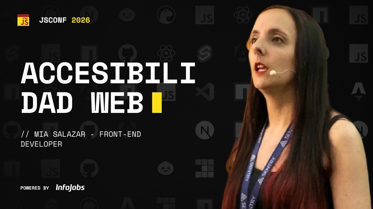 Accesibilidad web: Gu&iacute;a para un apocalipsis zombie con Mia Salazar #JSCONF2026