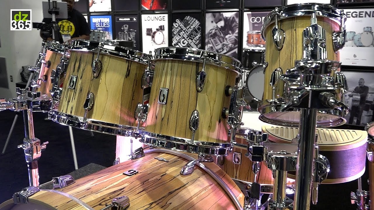 Legend Series Spalted Beech drum finish - British Drum Company