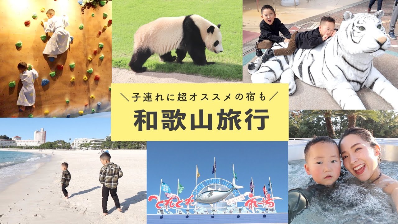 【子連れに最高♡和歌山旅行】湯快リゾート｜アドベンチャーワールド｜とれとれ市場