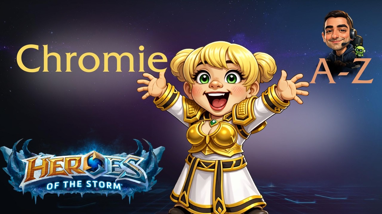 Heroes of the Storm de A-Z - CHROMIE GAMEPLAY #14 (EU TENTEI...)