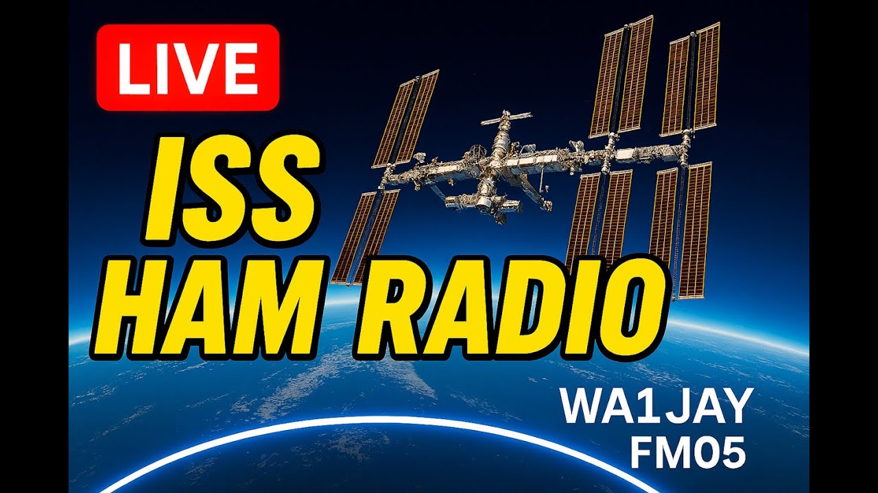 📡 LIVE ISS Pass | East Coast - 38° max elevation.