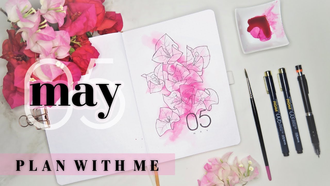 PLAN WITH ME | May 2020 Bullet Journal Setup ✨