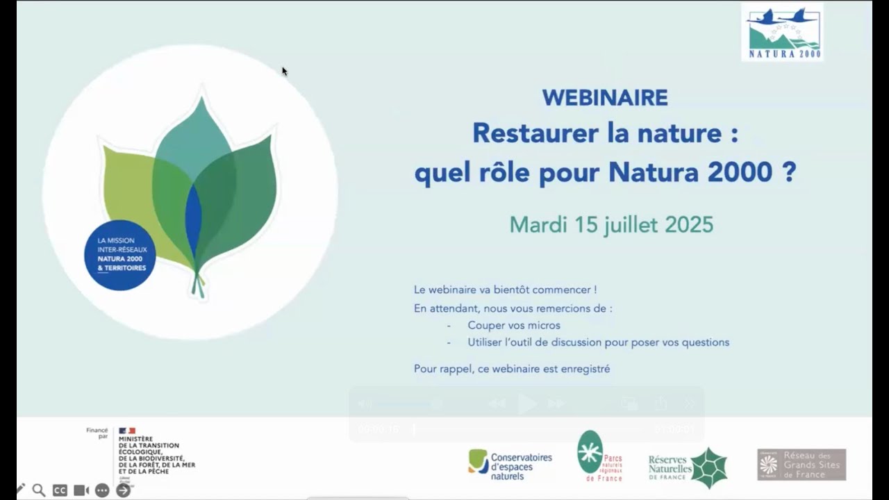 Restaurer la nature : quel rôle pour Natura 2000 ?