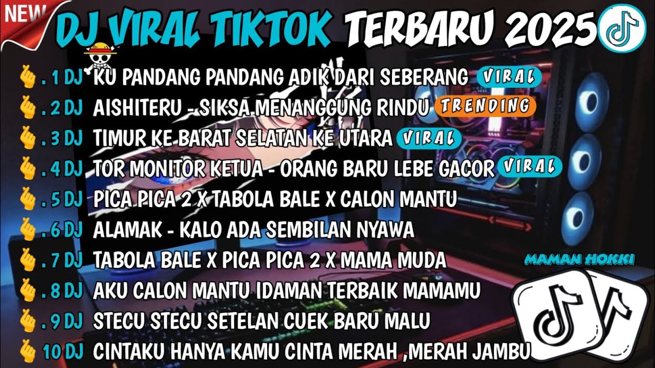 DJ TIKTOK TERBARU 2025🎵DJ CINTA DARI SEBERANG - KU PANDANG